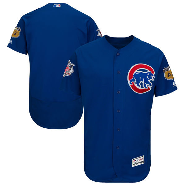 2017 MLB Chicago Cubs Blank Blue Jerseys